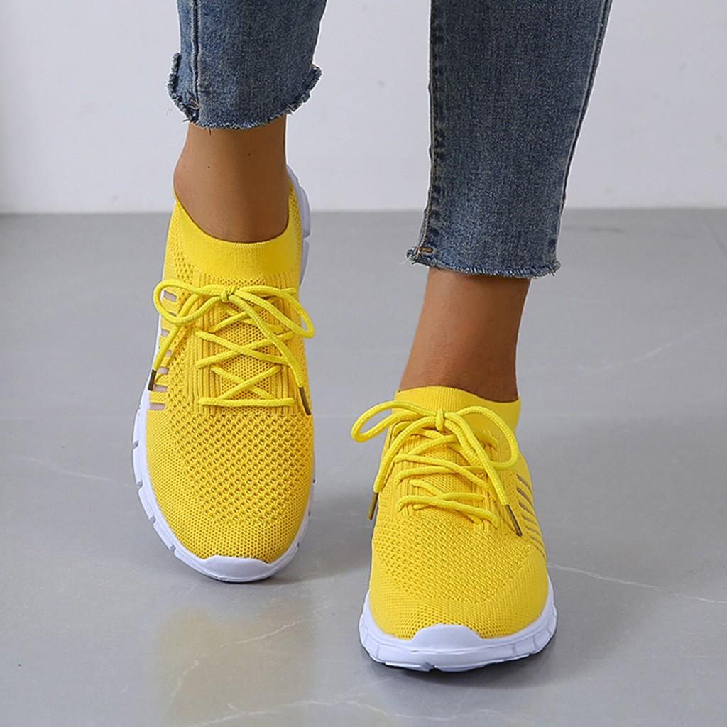 Orthogy Flex – Lightweight, Breathable Orthopedic Sneakers Yellow Shoes