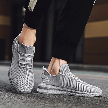 Jack™ - Breathable Flyknit Orthopedic Shoes Grey Shoes