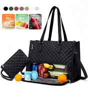 2-in-1 Lunch Tote Bag for Stylish Professional Women Tote Bags