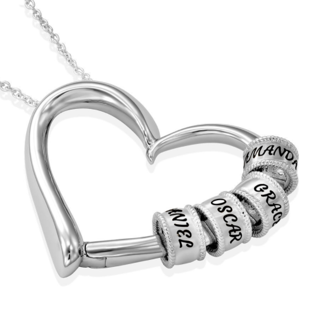 Custom Heart Name Necklace Necklace