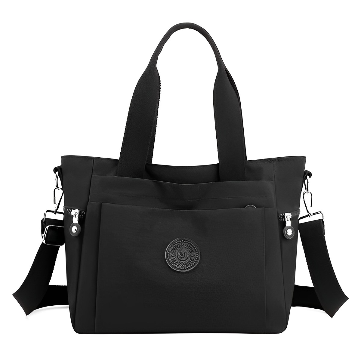 Elegant Women's Quilted Shoulder Bag Black Handbags