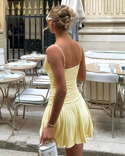 Sexy V-Neck Suspender Dress Dresses