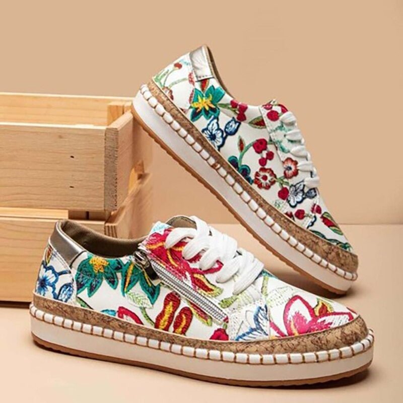 Santorini | Orthopedic Floral Shoes Bella Floral Shoes