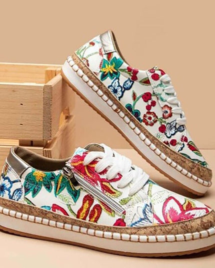 Santorini | Orthopedic Floral Shoes Bella Floral Shoes