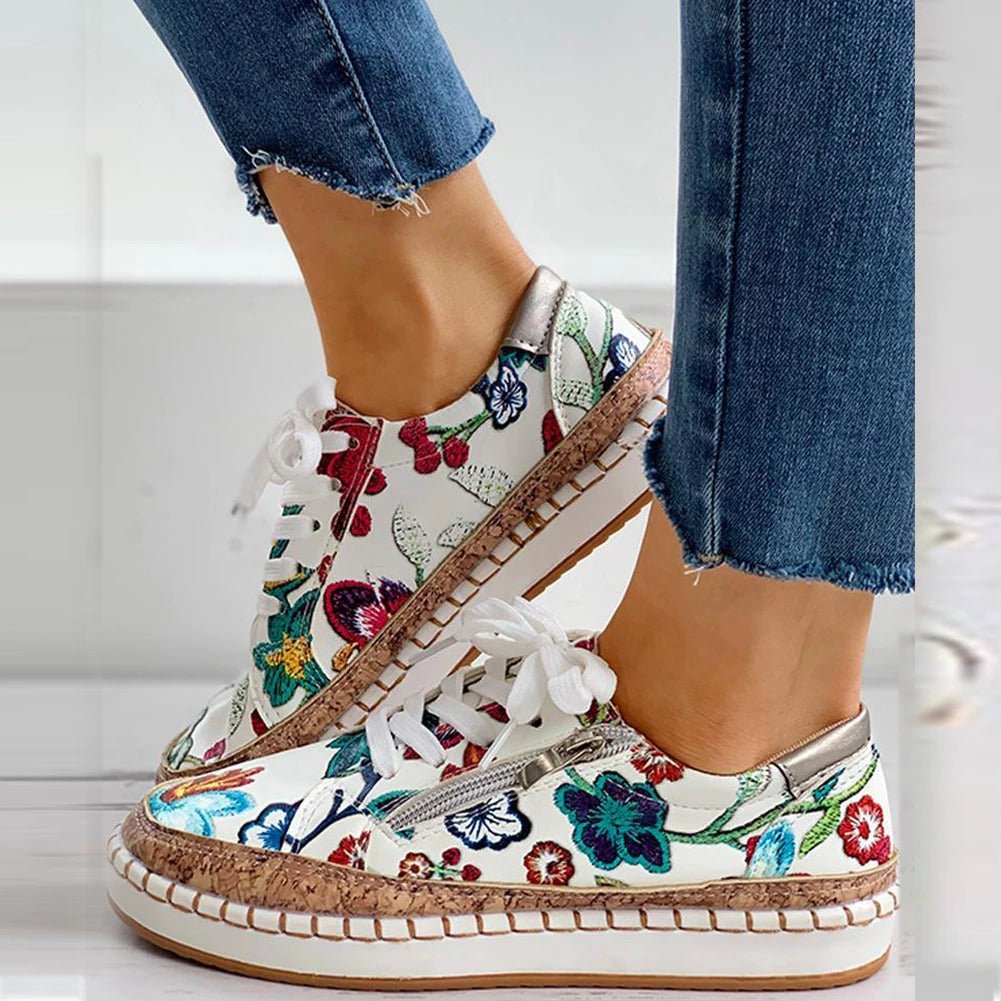 Santorini | Orthopedic Floral Shoes 34 Bella Floral Shoes