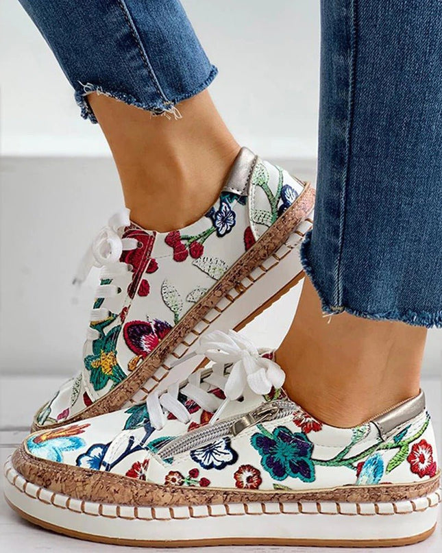 Santorini | Orthopedic Floral Shoes 34 Bella Floral Shoes