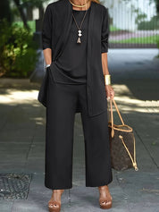 Aurora™ 3-Piece Women's Pantsuit Black Fire