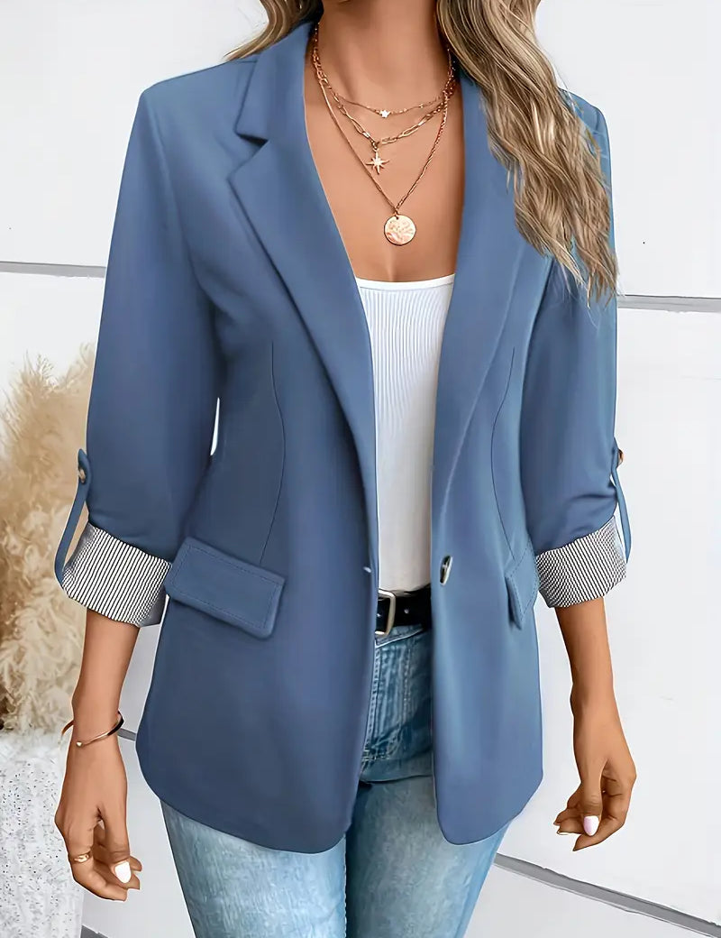 Jennifer | Elegant Blazer Light Blue Elegant Blazer
