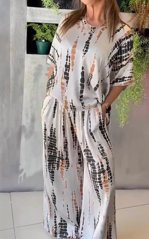Teresa | Elegant Set White Two Piece