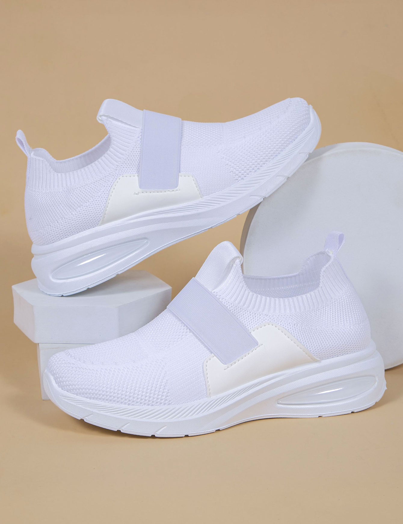 Women’s Mesh Hollow Sports Sneakers White Shoes