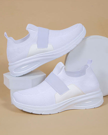 Women’s Mesh Hollow Sports Sneakers White Shoes