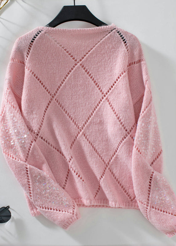Elegant Sequin-Knit Sweater - OKOHOKO™ FASHION