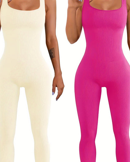 Women's Suspender Tank Top Tights Beige pink