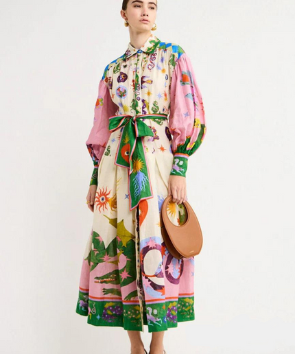 Elegant Vera Peroni™ Italian Maxi Dress Purple Dresses