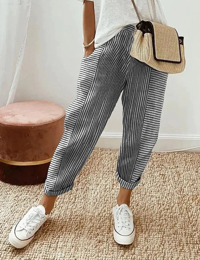 Lore | Striped Pants Noir