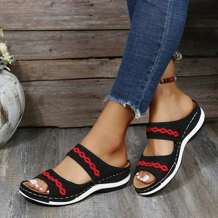 Women's Breeze Milana- Orthopedic Summer Sandals Black Orthopedic Sandals