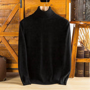 Merino Turtleneck Sweater Black