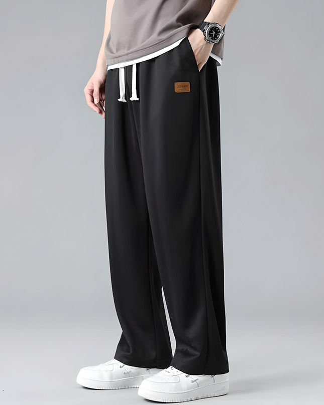 Men's Comfort Pants for All-Day Freedom and Style Black Men Trousers