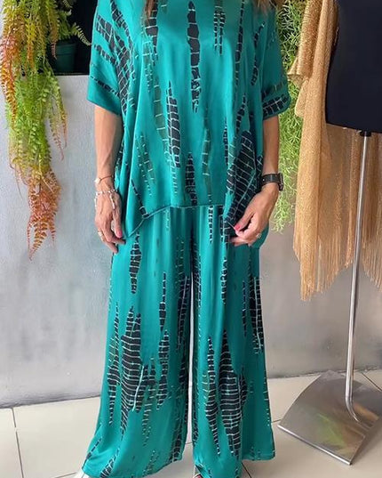 Teresa | Elegant Set Blue Two Piece