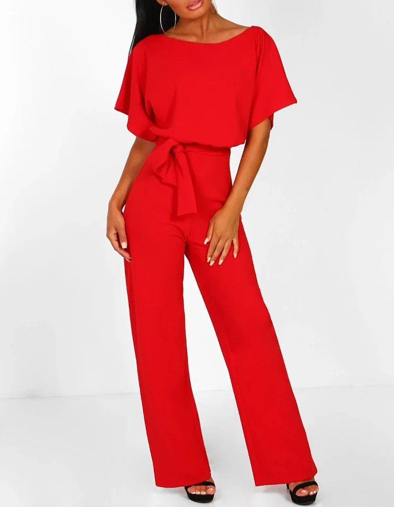 Alice | Elegant Jumpsuit Red