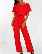 Alice | Elegant Jumpsuit Red