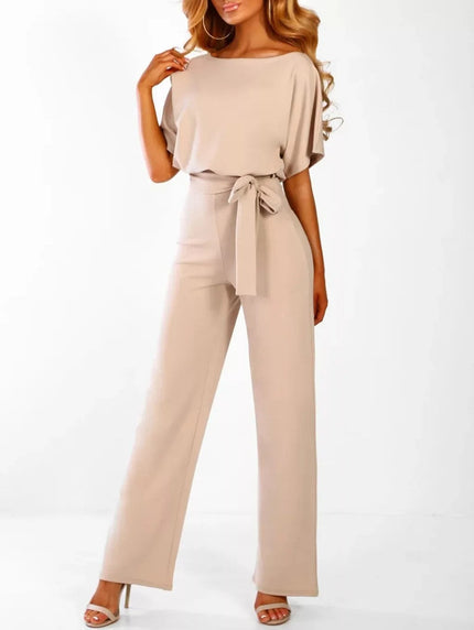Alice | Elegant Jumpsuit Beige