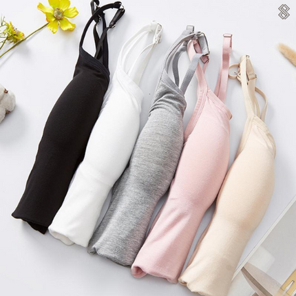 Women's Seamless Tank Top with Built-In Bra Bra