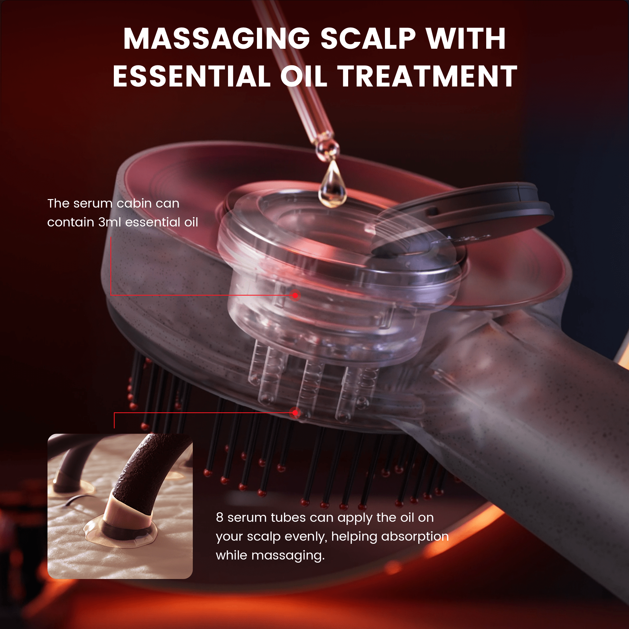 RootRejuvenate - Massaging Brush Scalp Massager beauty