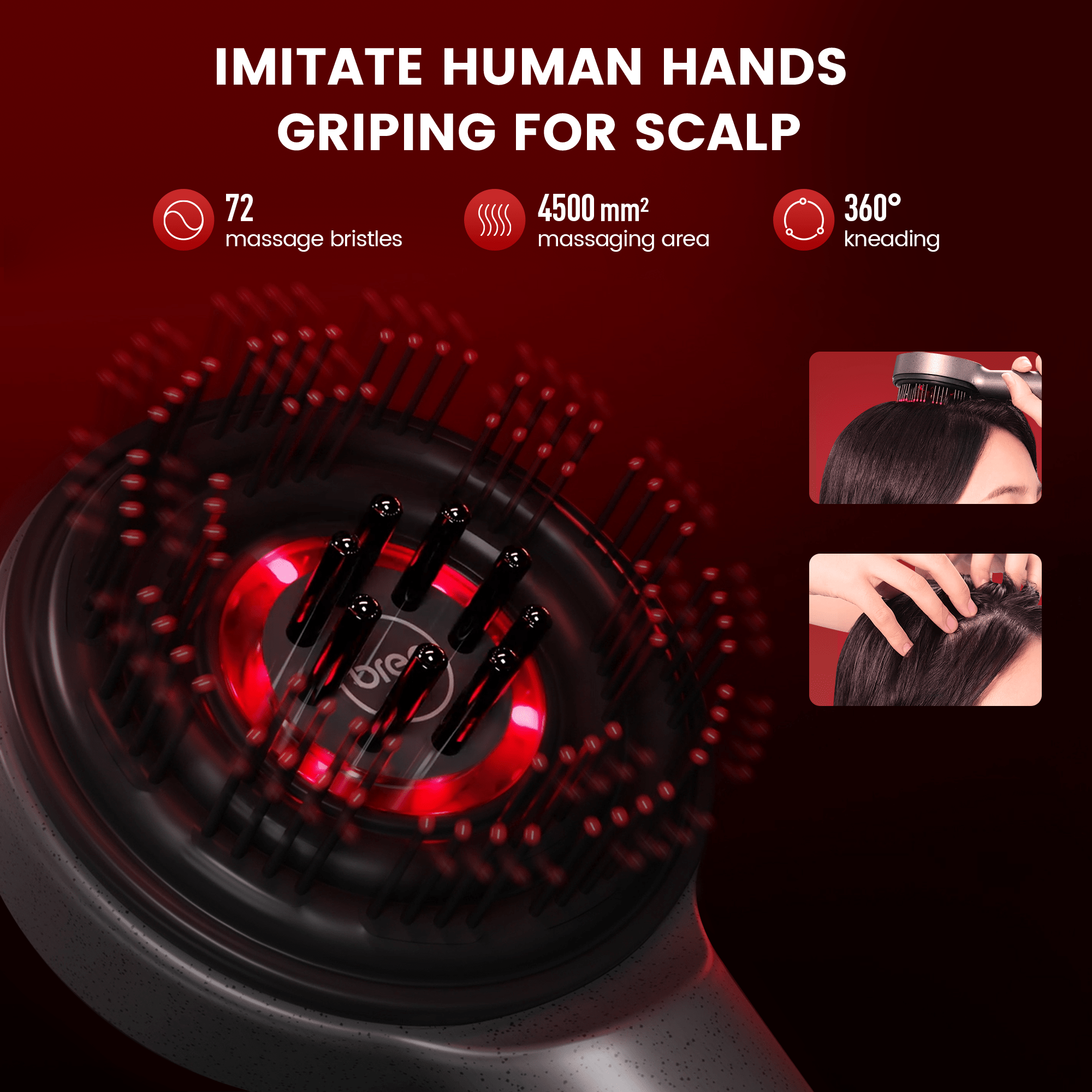 RootRejuvenate - Massaging Brush Scalp Massager beauty