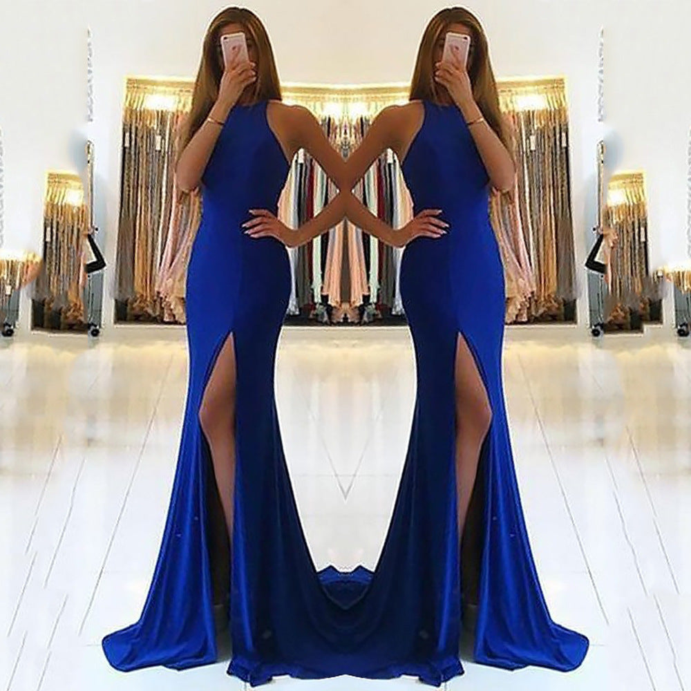 Elegant Long Evening Dress for Women – Formal Maxi Gown with Long Sleeves Dresses