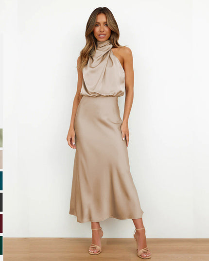 Elegant Sleeveless Summer Evening Party Dress Dresses