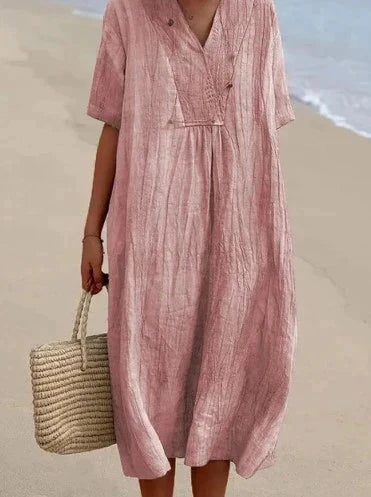 Karyl's Luftiges und Bequemes Sommerkleid Rosa Dresses