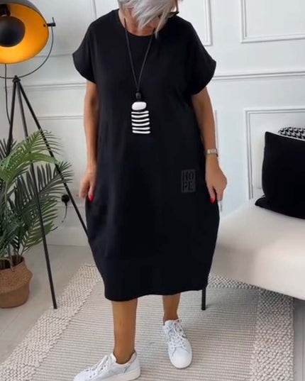 Ivy | Stylish Short-Sleeve Casual Dress Dresses