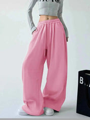 Oversized Wide Leg Drawstring Pants