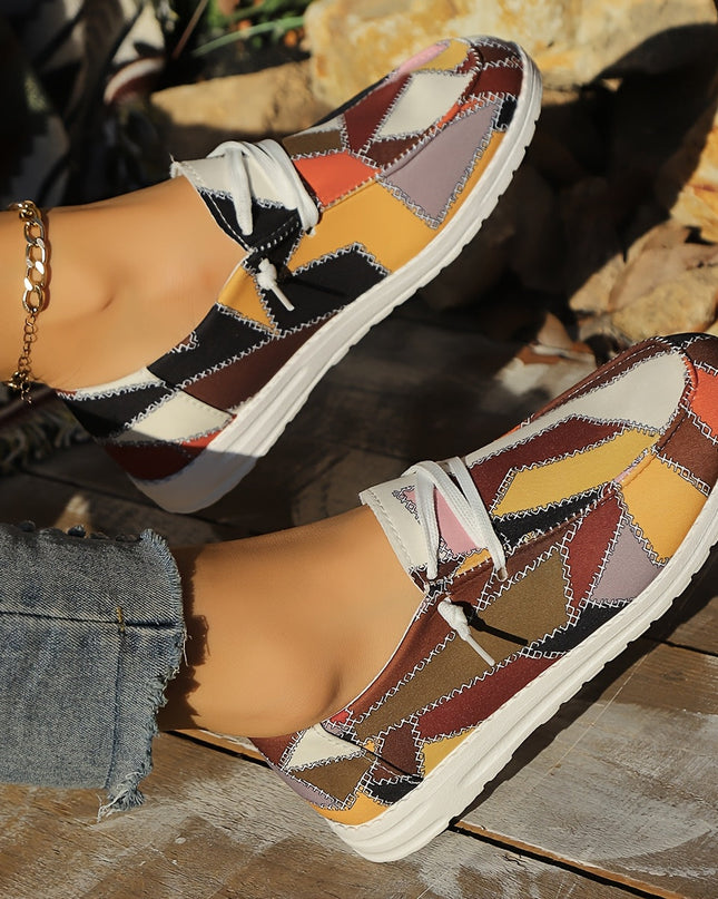 Trendy Plaid Canvas Shoes Shoes