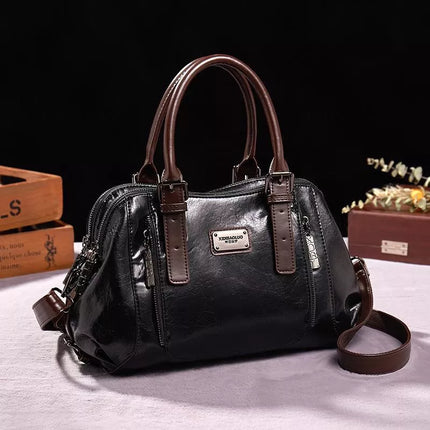 Silja | Leather Bag Black