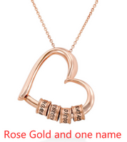 Custom Heart Name Necklace Necklace
