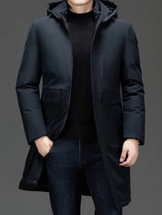 Hooded Elegant Coat Jacket