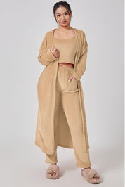 Cozy 3‑Piece Women's Lounge & Pajama Set Sets