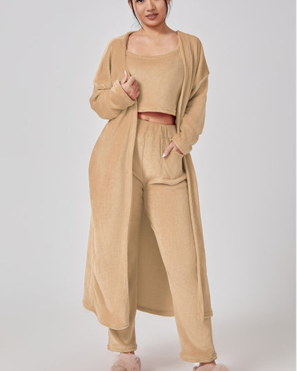 Cozy 3‑Piece Women's Lounge & Pajama Set Sets
