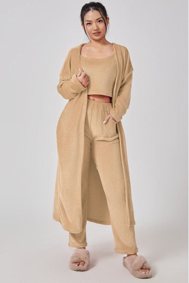 Cozy 3‑Piece Women's Lounge & Pajama Set Sets