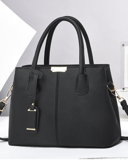 Women’s Large-Capacity PU Leather Tote & Crossbody Bag Bag