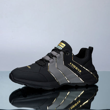 Vector 2-Tone Men’s Sneakers Black gray shoes