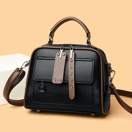 Fashionable Large Capacity Handbag Black Handbag