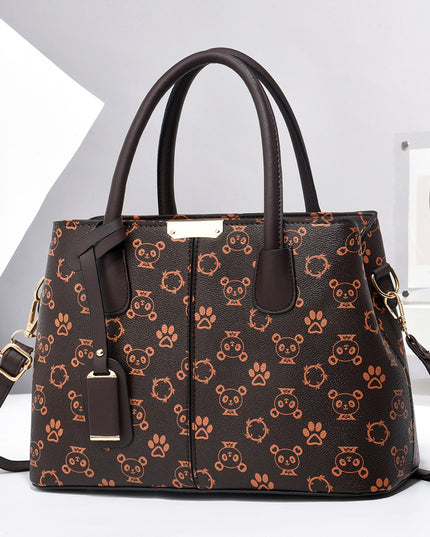 Women’s Large-Capacity PU Leather Tote & Crossbody Bag Bag