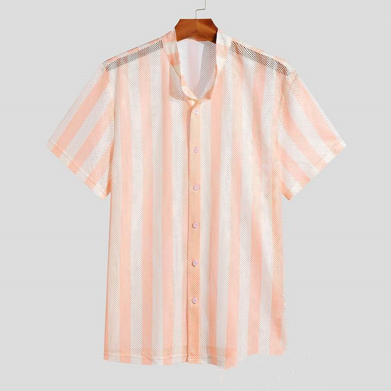 Summer Waffle-Cool Men’s Shirt Shirts