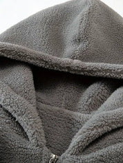 Winter Puffer Jacket with Fleece Lining Winter Puffer Jacket
