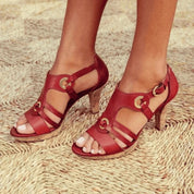Isadore™ - Ergonomic shoes with heel Red