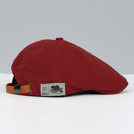 Balaram Stylish Urban Beret Red One Size Caps