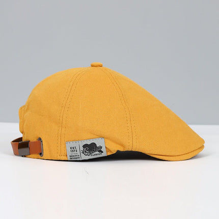 Balaram Stylish Urban Beret Yellow One Size Caps